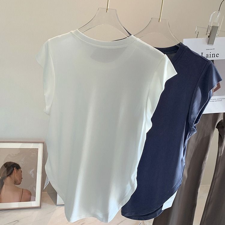 Running Fitness Yoga Quick-drying T-shirt Loose Top Sports Outdoor Yoga Sports Training Clothes Women's Short-sleeved Blouse