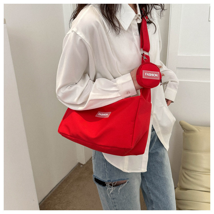 Trendy Tote Bag Trendy Retro Crossbody Bag Casual Bag Women's 2023 Summer New Simple Fashionable Shoulder Bag