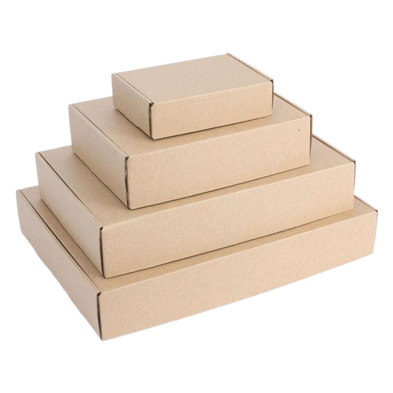 Airplane Box Packaging Box in Stock Corrugated Kraft Paper Box Square Carton with Printed Logo Sturdy Extra Hard Export