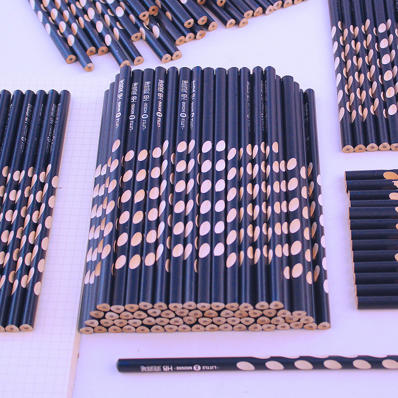 Picture of Factory wholesale hole pencil HB pencil correction holding posture Primary School students HB pencil triangle learning stationery
