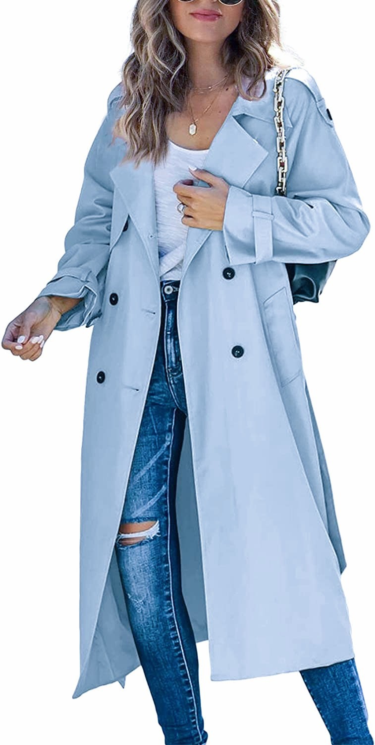 Picture of in stock! Amazon Independent Station Cross-border European and American Women's Winter and Autumn Coat Coat Foreign Trade 2023 Coat