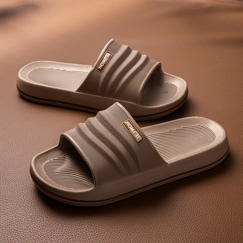 Cross-border Men's Sandals and Slippers Home Bathing Bathroom Non-slip Couple Slippers Indoor Thick-soled External Wear Comfortable and Convenient