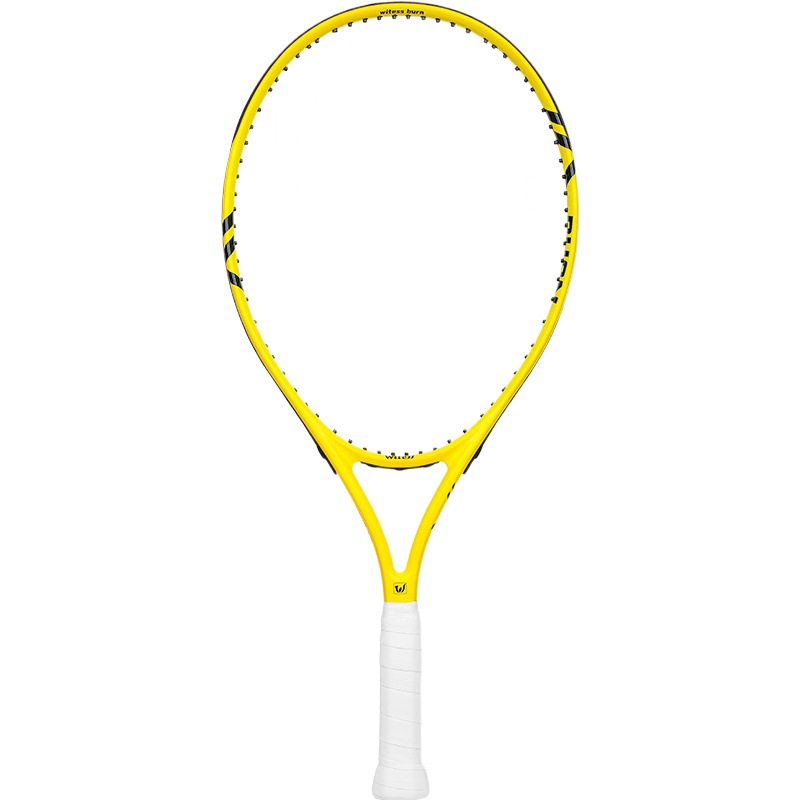 Wholesale carbon children tennis racket beginner tennis trainer single double with line rebound suit generation hair