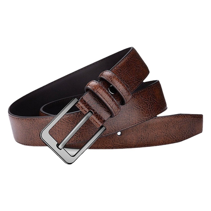 Paul genuine goods belt gift box retro Denim belt small pin buckle business casual men's trendy all-matching pants belt