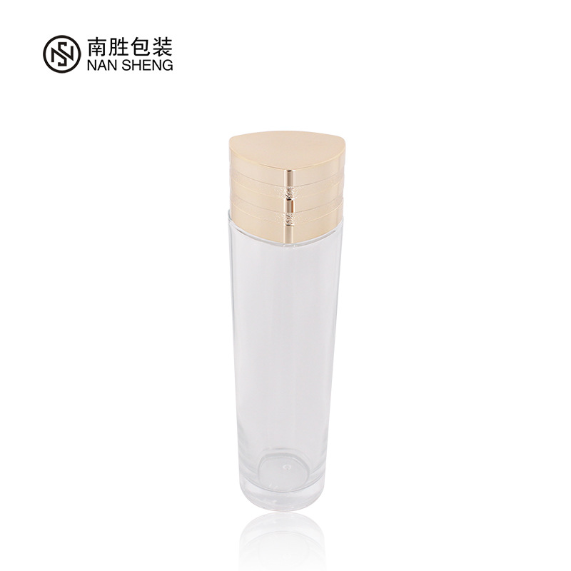 Triangle makeup water bottle Toner bottle glass 200 ml screw cap pure dew water cosmetic bottle wholesale