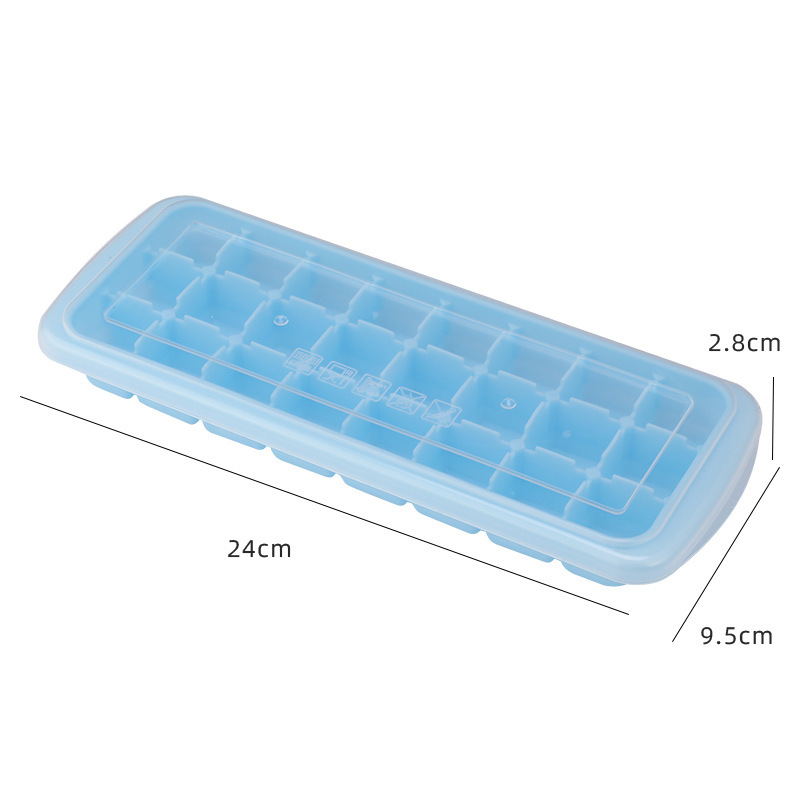 Picture of Ice cube mold commercial creative ice storage box with lid Ice Cube artifact large capacity ice making container Ice Cube mold