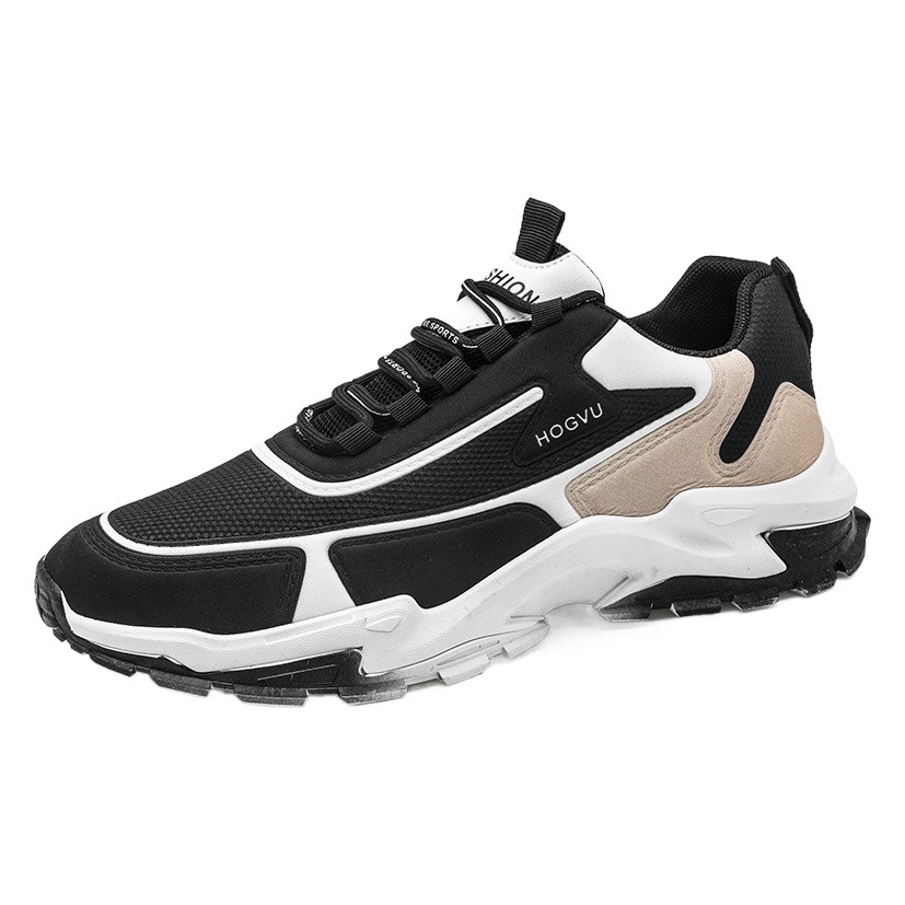 2025 Autumn Men's Shoes Breathable Height-Increasing Shoes Mesh Casual Shoes Internet Celebrity Fly Knitted Running Sports Shoes Mesh Shoes