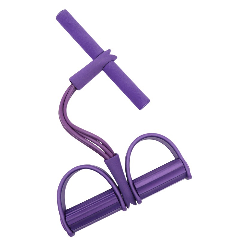 Pedal puller for weight loss and thin belly sports sit-up auxiliary pedal elastic rope for men and women home fitness equipment