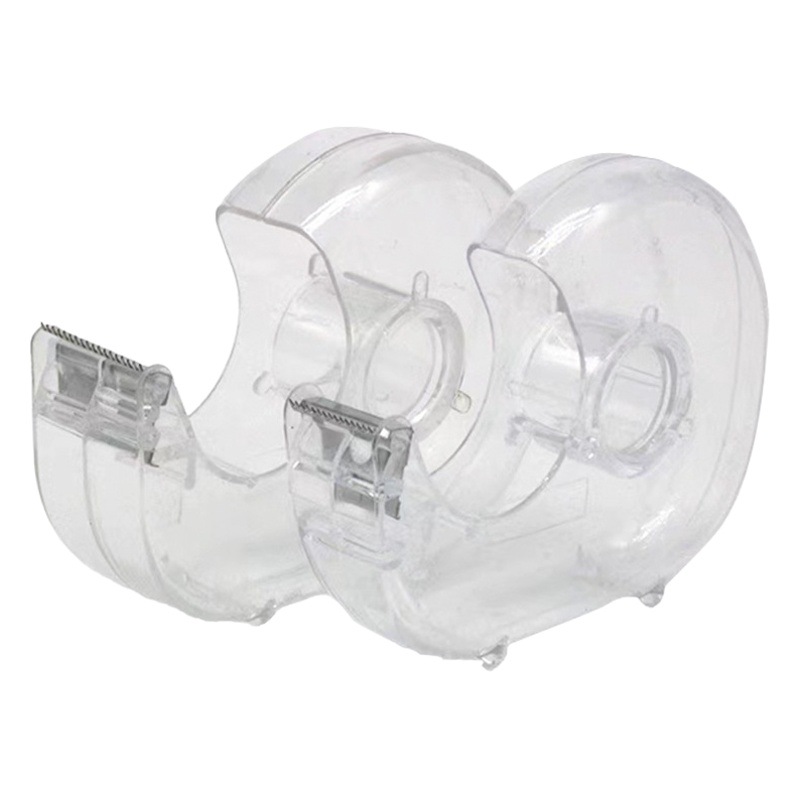 transparent tape cutter tape holder plastic transparent tape holder tape machine mini tape snail shell