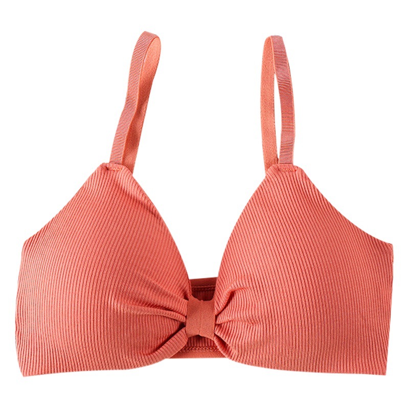 Women's Beautiful Back Thread Chest Wrapping Pure Cotton Base Strap Tube Top Anti-Light Summer Thin Adjustable Girl's Vest