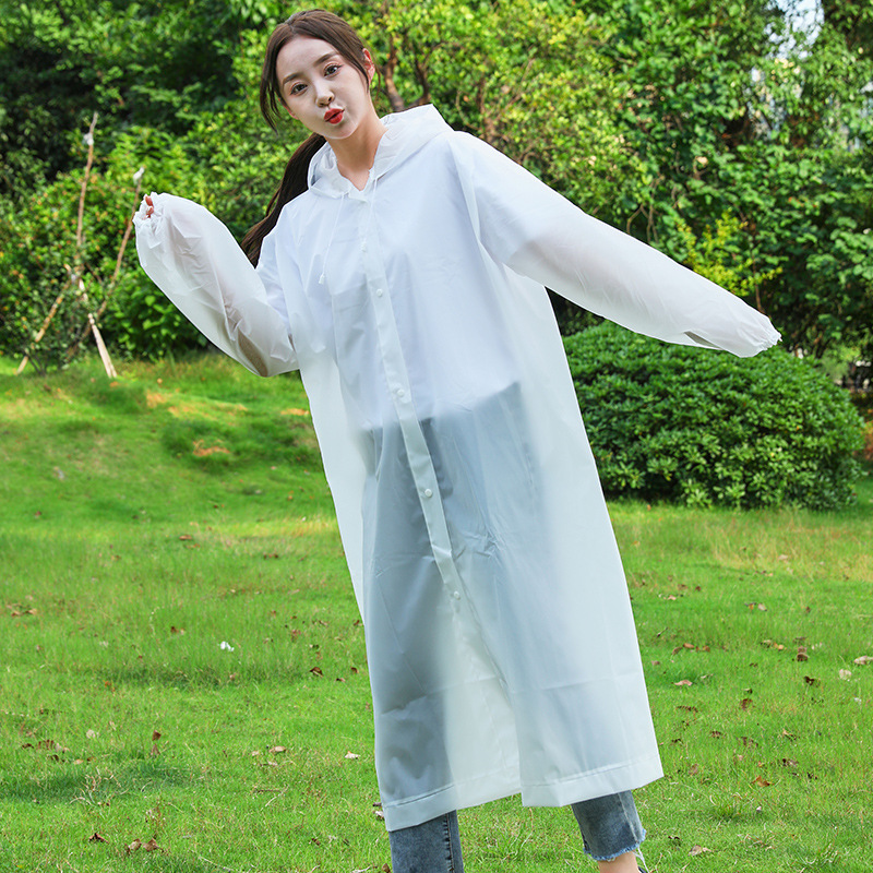 Picture of Non-Disposable Eva Unisex Outdoor Raincoat Drifting Travel Rainstorm-proof Thickened Portable Adult Raincoat