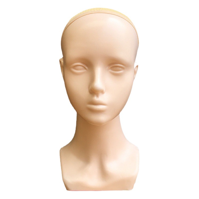 Picture of New model head without makeup can practice makeup diy makeup dummy female head model photo display model head props