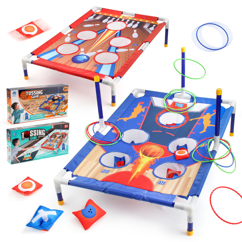 New children's indoor and outdoor sports toys competitive throwing sandbags parent-child interactive exercise throwing board ring wholesale