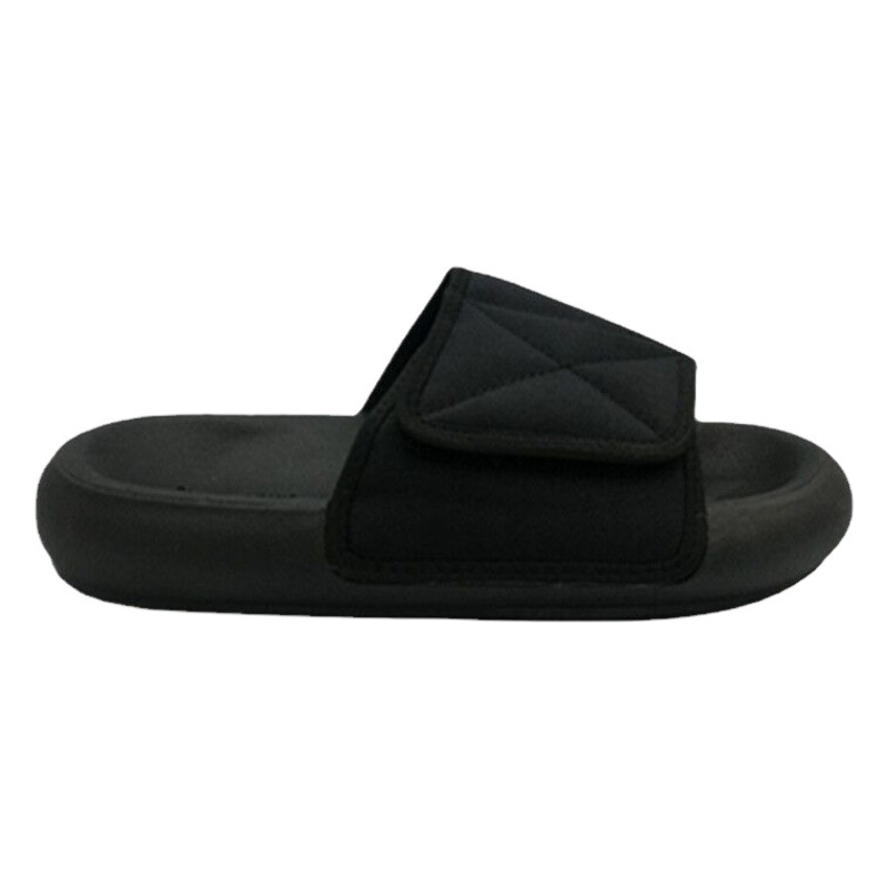 Summer muffin thick-soled couple's coconut shit-stepping velcro bread small size sandals and slippers beach shoes