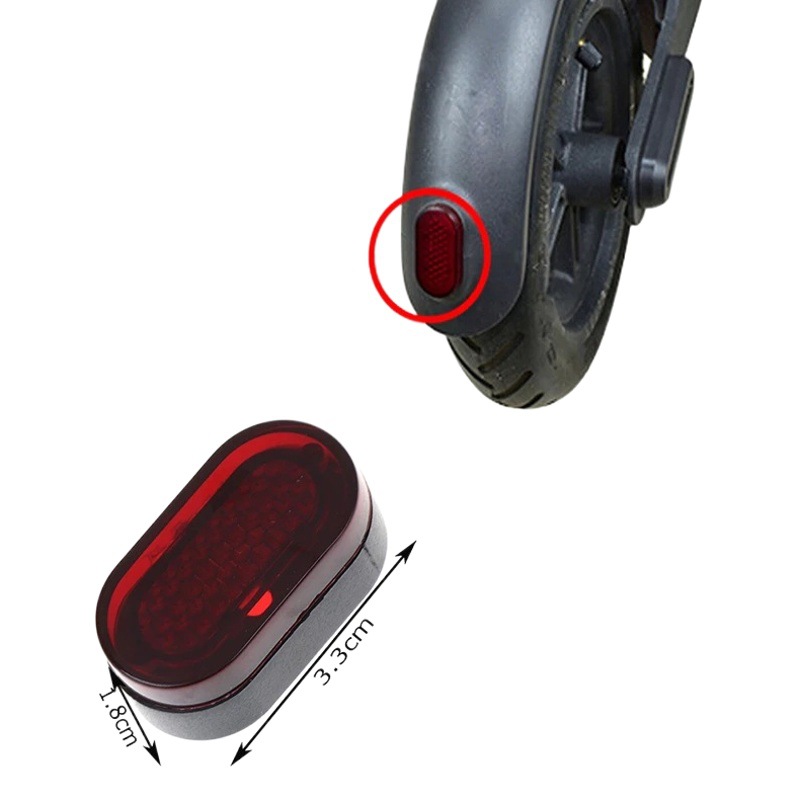 Picture of Electric Scooter with Wire Rear Tail Light M365 1S Electric Scooter Rear Fender with Chip Warning Light