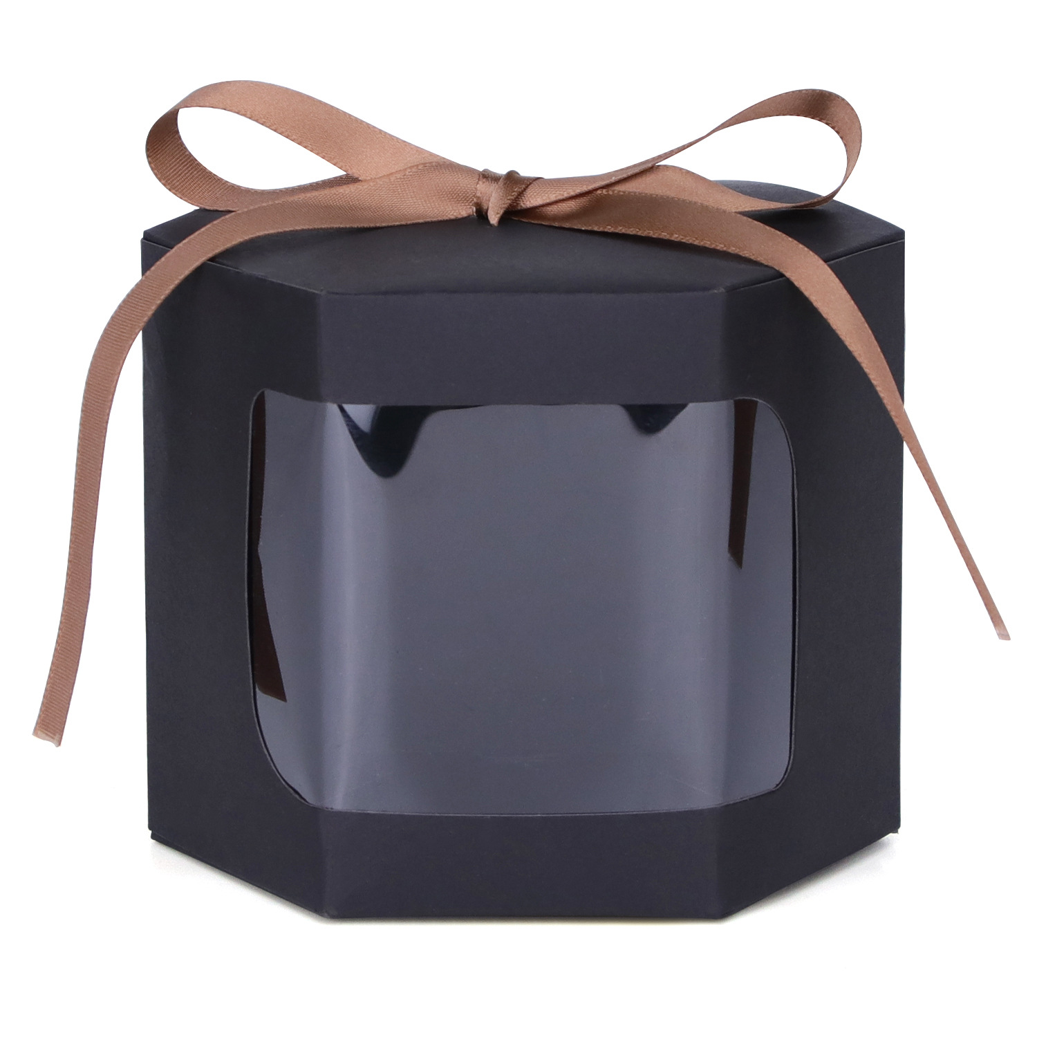 Picture of Foreign Trade Cowhide Color Laser Window Paper Box Cake Box Candy Box Baking Packaging Wedding Candy Box Gift Box
