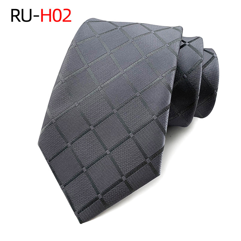 Picture of Tie Men's British Vintage Brown khaki brown Plaid Business Casual Striped Red Wedding Tie