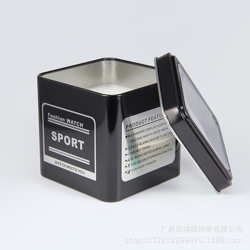 Picture of Foreign Trade Men's Watch Fashion Led Luminous Student Digital Watch Square Watch Steel Band Watch Men's Digital Watch Wholesale