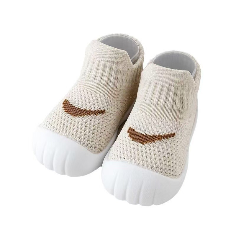 Picture of Spring and Autumn Baby Toddler Shoes, Soft Soles, Non-Slip, Men's and Women's Baby Shoes That Do Not Fall Off, 0-3 Years Old, Indoor Floor Shoes and Socks