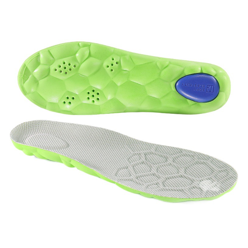 Ai Cao Odor-proof Sports Insoles for Men and Women Super Soft Standing for a Long Time Stamping Feeling Running Basketball Shock Absorption High Elastic Sweat Absorption Odor-proof