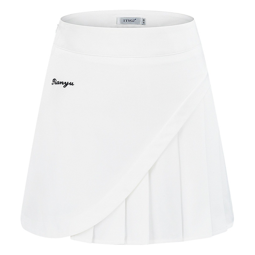 Cross-border Supply Summer Golf Skirt Women's Half-length Skirt Sports Skirt High Waist Pleated Sports Skirt