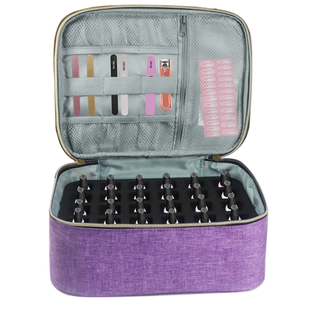 Picture of Portable cosmetic box nail tools nail polish storage bag nail polish storage bag