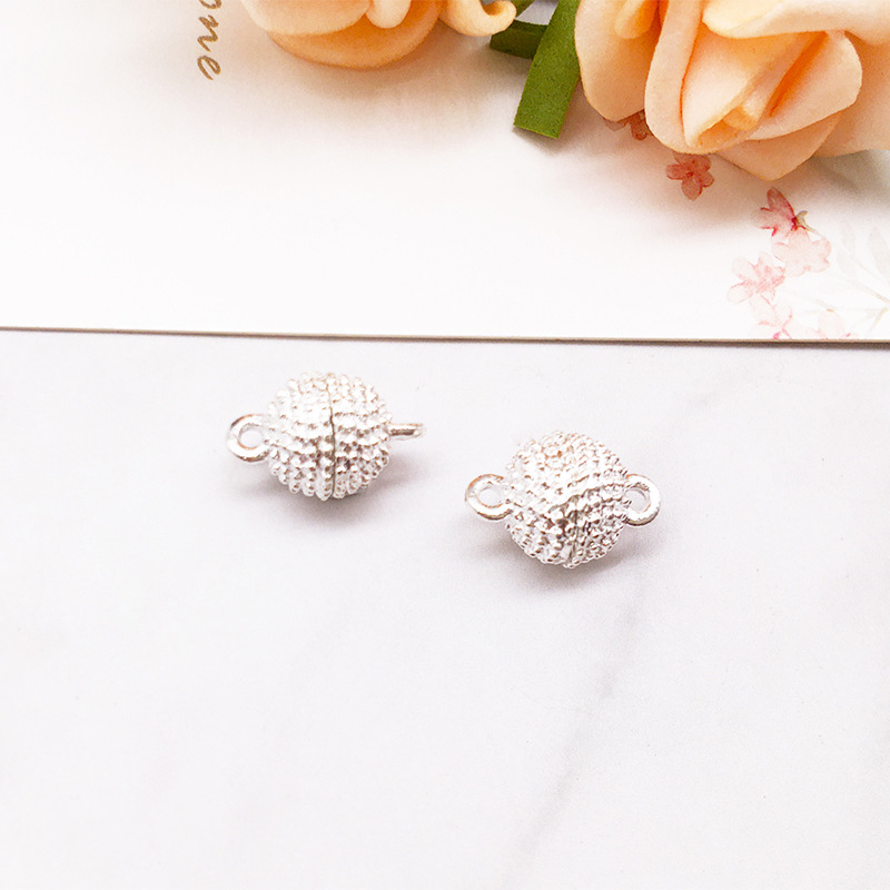Picture of 1 magnet buckle strong fashion love spherical cylindrical diy jewelry accessories couple necklace bracelet pendant