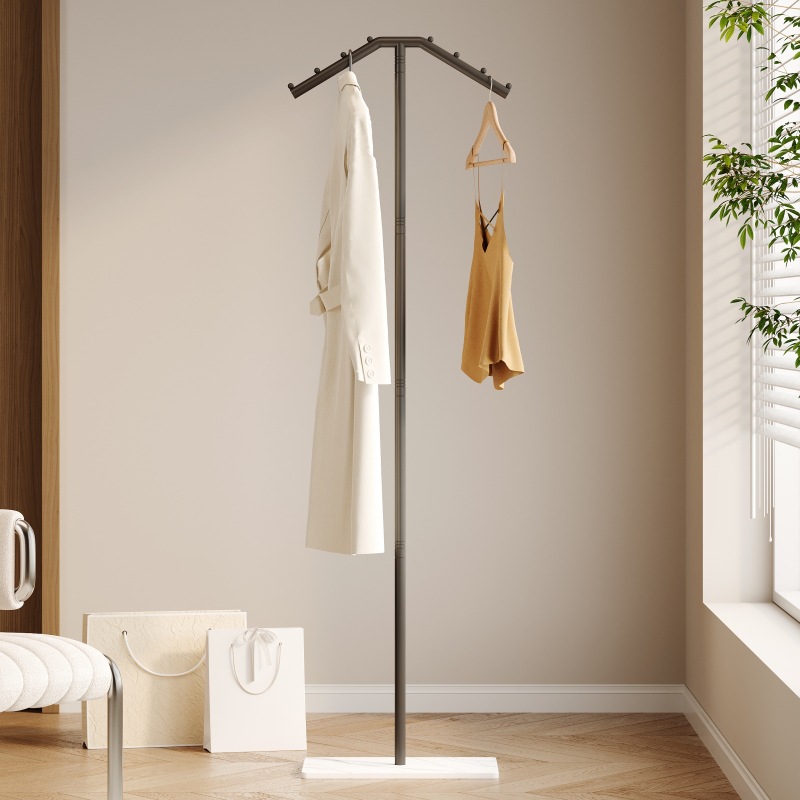 Picture of Factory Outlet Floor-type Household Hangers Room Bedroom Coat Rack Antique Household Clothes Storage Rack