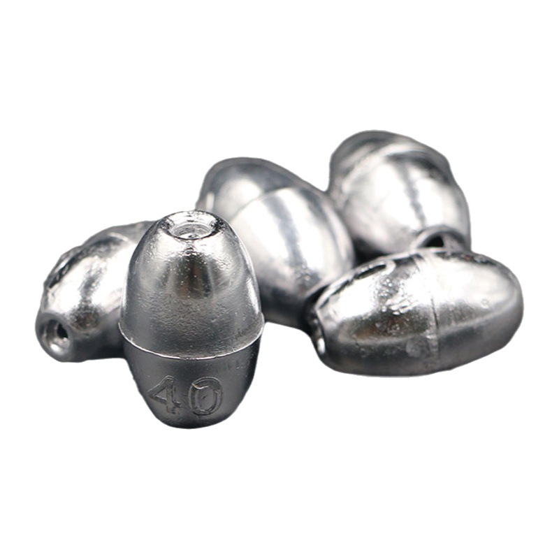 Jinhong fishing gear Tongxin guard line inner groove lead pendant throwing Rod live pendant hollow olive lead pendant accessories manufacturers direct approval