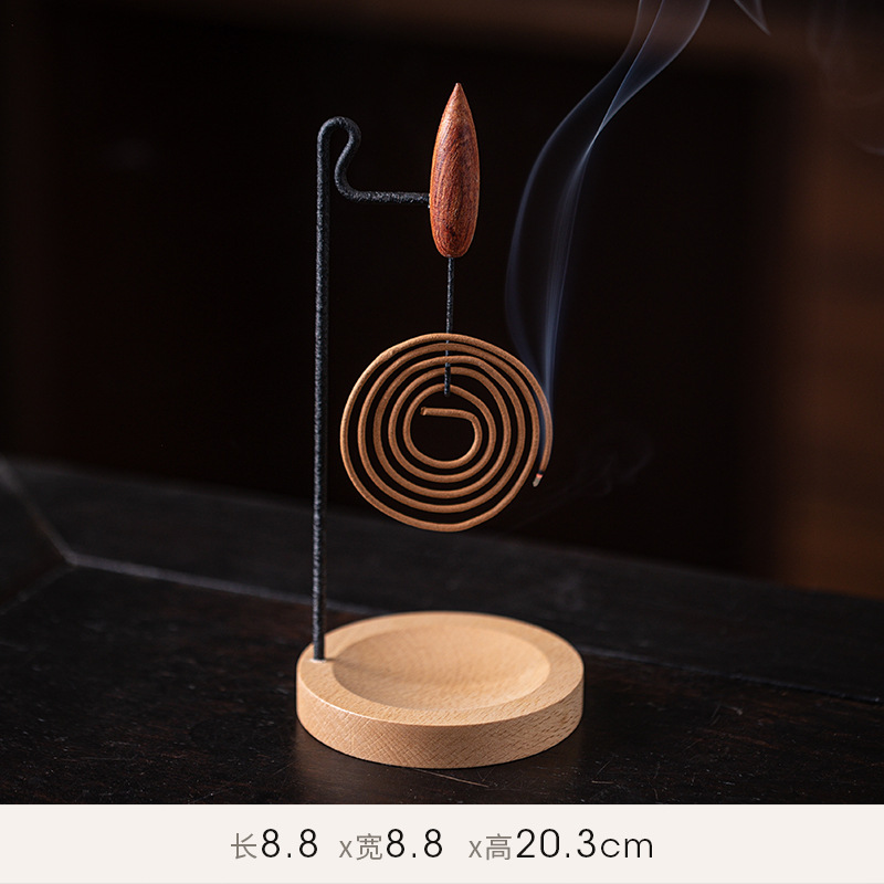 Picture of Creative Upside-Down Incense Burner Hanging Plate Incense Burner Home Indoor Sandalwood Agarwood Incense Burner Zen Tea Ceremony Incense Ornaments