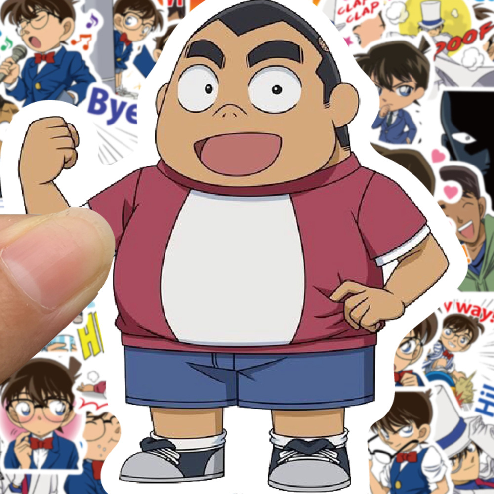 Picture of 50 classic cartoon Detective Conan new stickers decorative gift Journal waterproof Cup Computer mobile phone stickers
