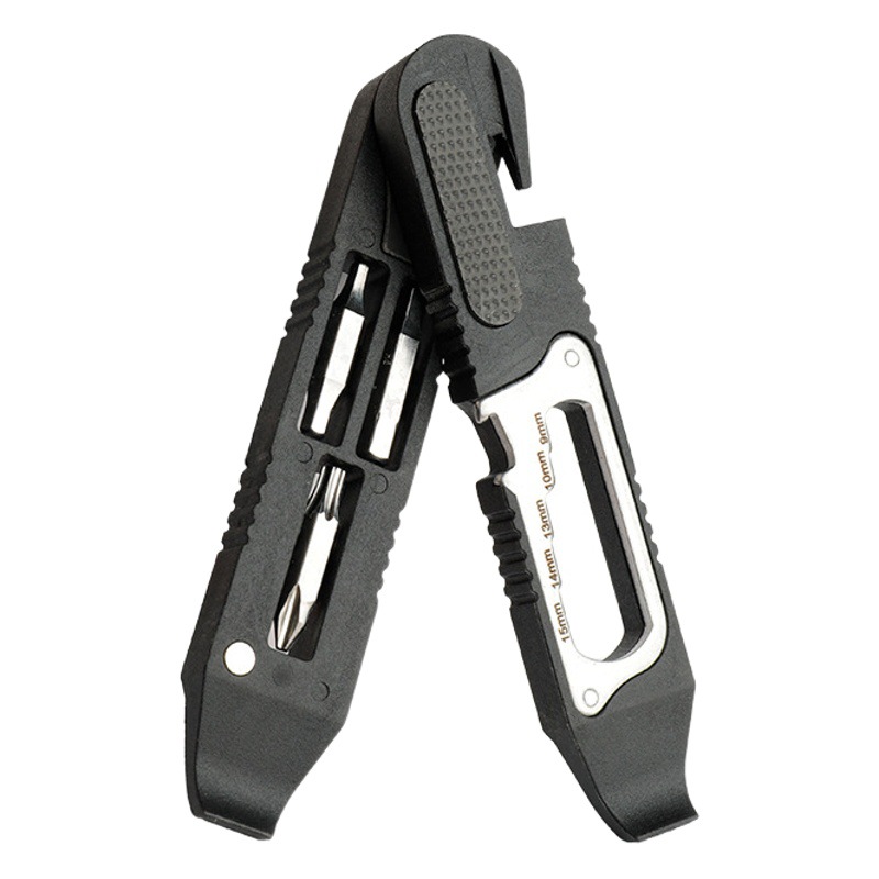 Multifunctional Bicycle Maintenance Combination Tool Pry Tire File Tire Outer Hexagon Wrench One Rod Screw Ratchet Wrench