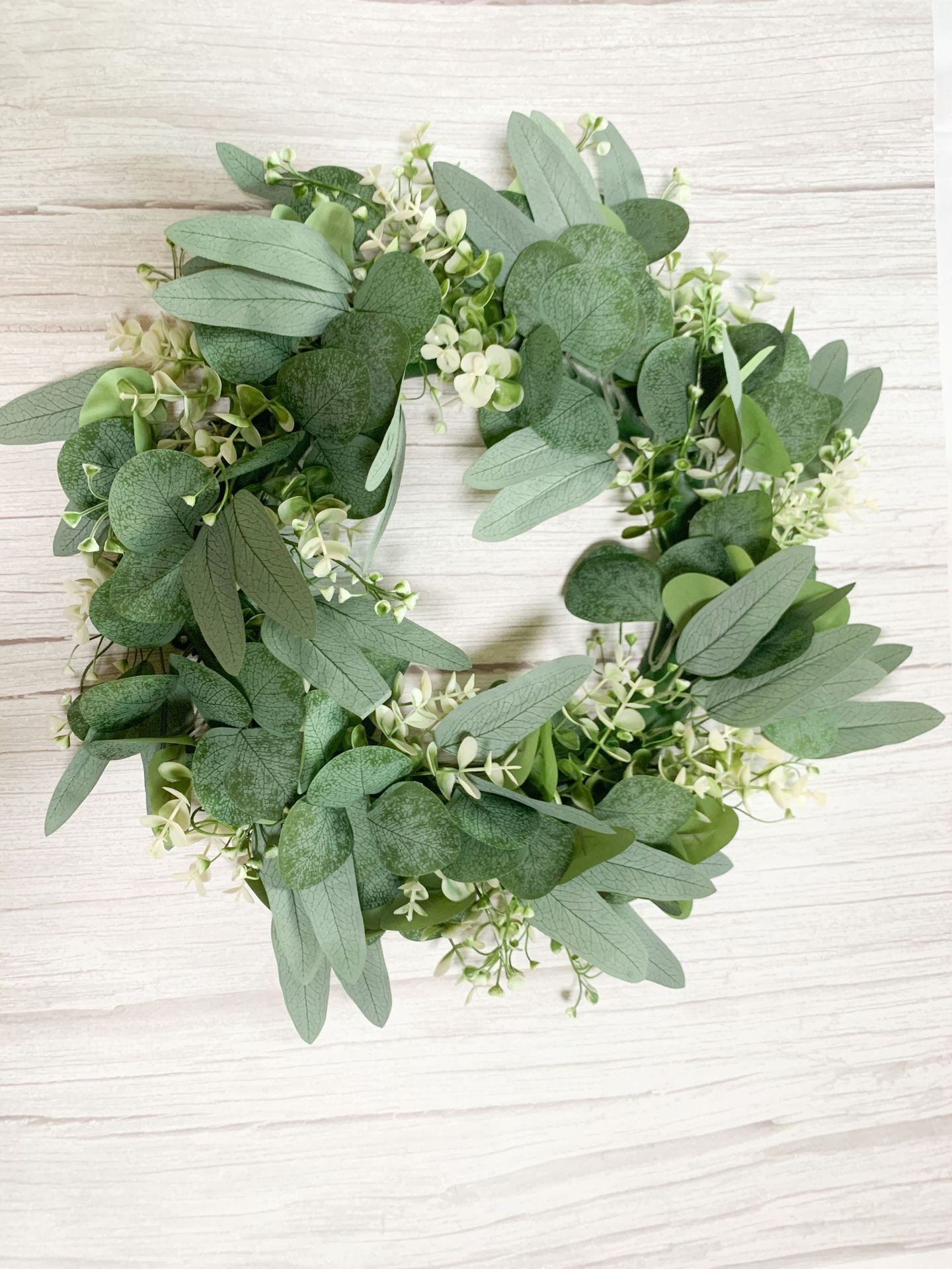 Cross-border rabbit ear Princess Garland door decoration eucalyptus leaves eucalyptus Garland