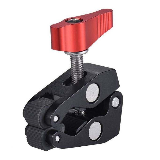 Picture of Photography equipment powerful clip magic arm connection universal hawk mouth clip all-metal fixed clip large crab clamp