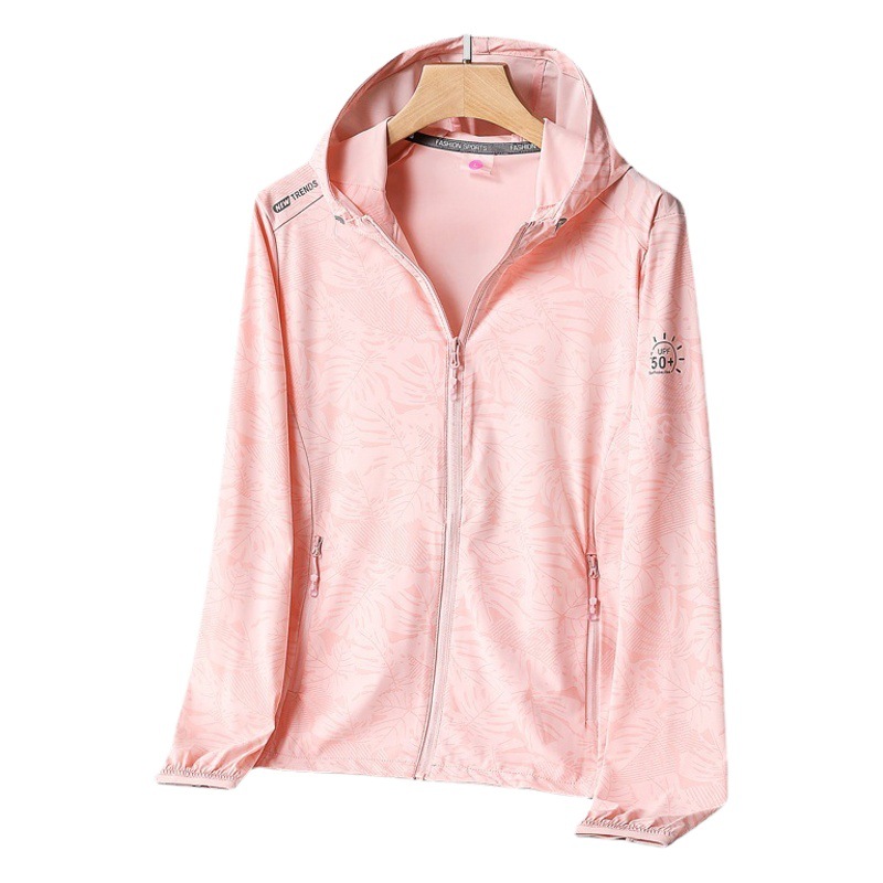 Summer Couple Ice Silk Sun Protection UV Protection Jacket Skin Clothes Ultra-thin Breathable Men's Fishing Sun Protection Skin Clothes