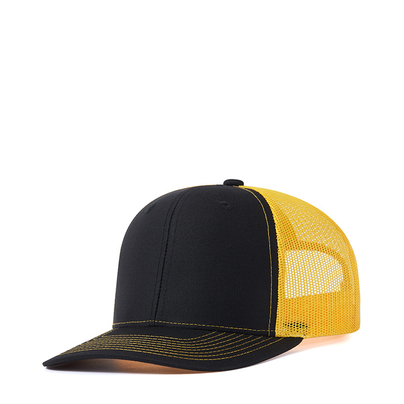 Picture of Wish Micro Bend Hat Rim Truck Hat Men's Outdoor Sun Shading Net Hat Mountaineering Fishing Truck Drivers Hat
