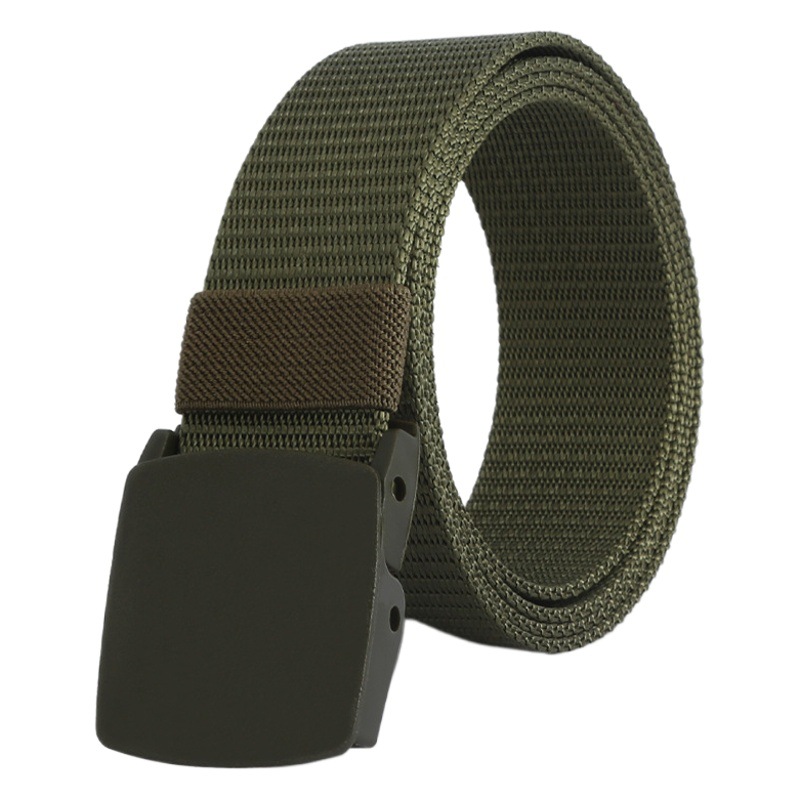 Military Fan Accessories Canvas Tactical Belt Outdoor Unisex Casual Belt Nylon Woven Belt Cross-border Supply