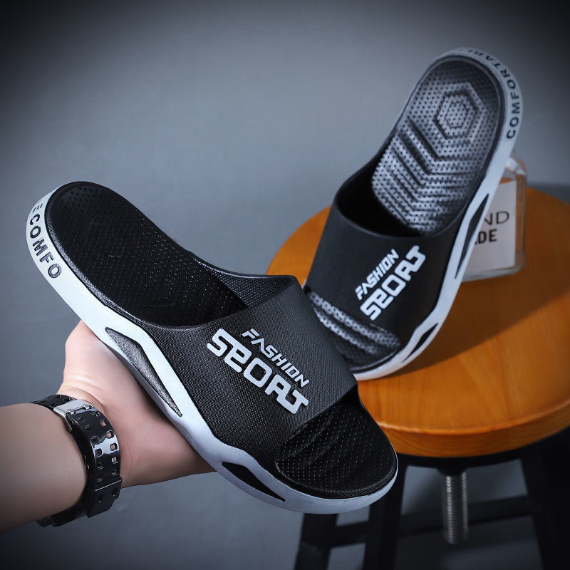 Picture of New Men's Slippers Wholesale Summer Household Non-slip Thick Bottom Indoor Home Bathroom Slippers Men's Slippers