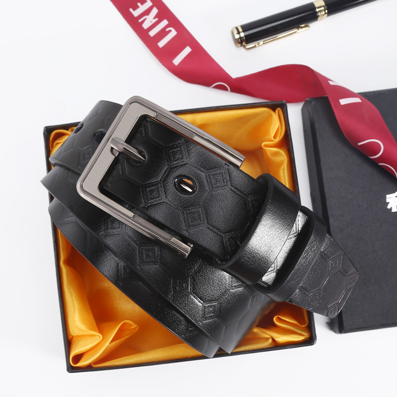 Picture of New European and American casual Joker men's pin buckle belt PU washed microfiber belt pants belt stall supply wholesale