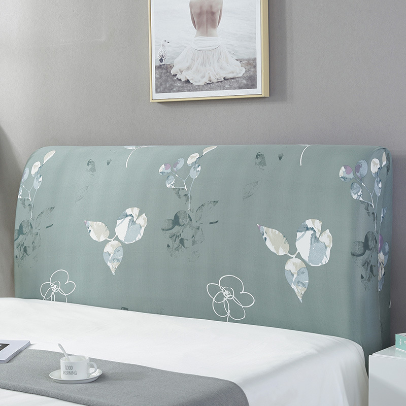 Picture of Nordic Bedhead Cover High Elastic Dust Cover Home Backrest Cover 1.8 m 1.5 Elastic Bedhead Cover Universal
