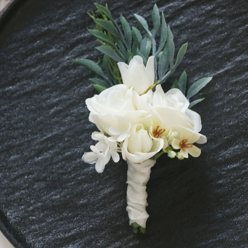 Picture of 237 Western-style business celebration corsage hand flower wedding supplies artificial flower studio photo props White series