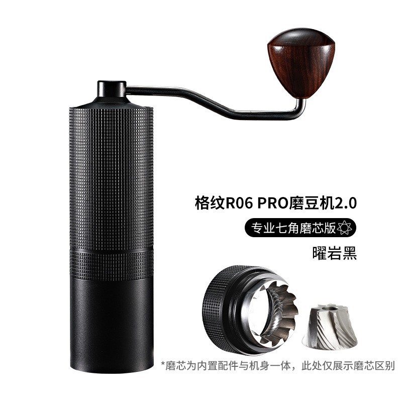 Picture of Cross-border Hand-cranked Coffee Bean Grinder Household Hand-punching Italian Coffee Bean Grinder CNC Steel Core Portable