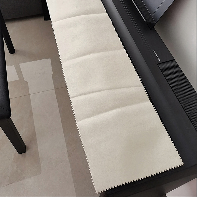 Picture of New piano keyboard dust cover cloth keyboard 88 key triangle vertical electric piano towel piano key simple cloth cover