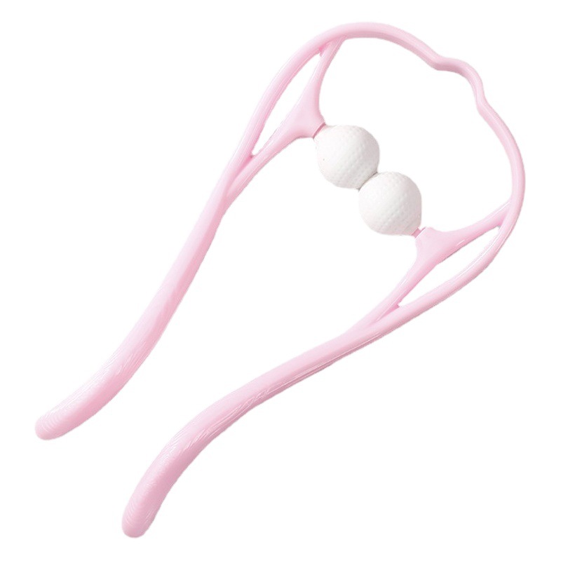 New manual cervical neck clamp neck kneading roller neck massager household Handheld roller neck clamp