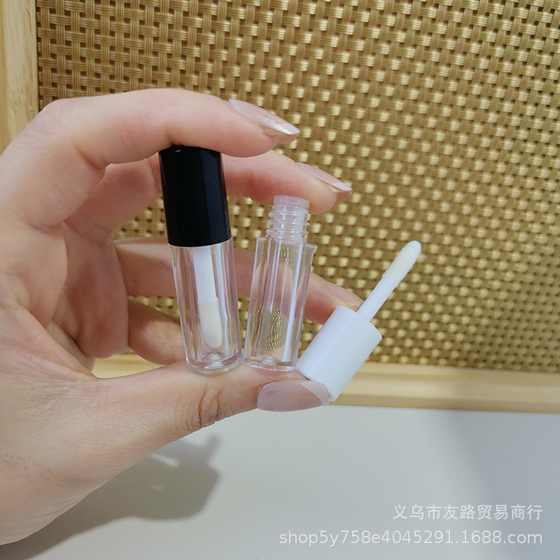 Lip Glaze Tube 1.2g Mini Sample Tube Liquid Foundation Concealer Packaging Tube Cosmetic Packaging Material Lip Gloss Lip Oil Tube Portable