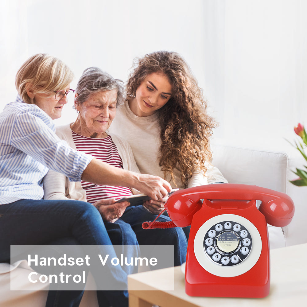 Cross-Border Antique Telephone European and American Retro Creative Home Landline Ringtone Base Large Ringtone Telephone Wholesale Manufacturer