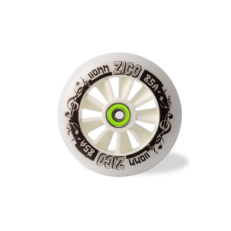 Picture of Roller skates speed skating wheels brush street wheels racing pancake wheels 90/100/110MM high elasticity and high wear resistance 85A