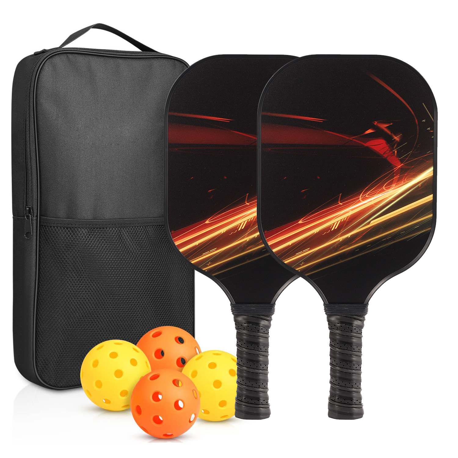 Picture of Peak ball racket glass fiber edge strip UV pattern design outdoor leisure entertainment cross-border pickle pickle racket