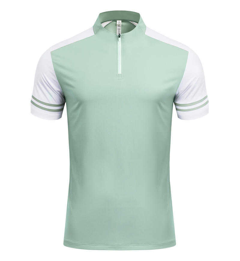 Picture of New Short-sleeved Lapel Work Clothes Sports Polo Shirt Enterprise Group Quick-drying Work Clothes Sports Lapel Shani