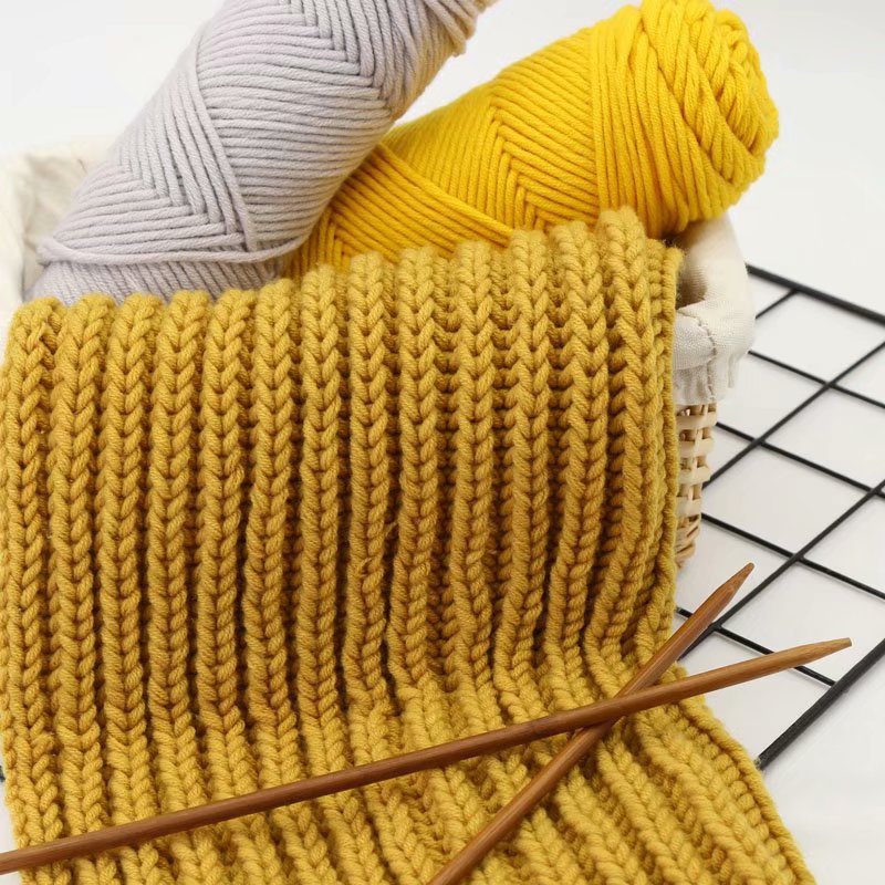 Picture of 8-Strand Lover Cotton Scarf Thread 100g Milk Cotton Baby Wool Hand-Knitted Stick Needle Thick Wool Hat Shawl Wholesale